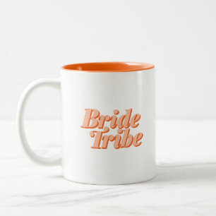 Bride Tribe Retro 70er Wedding Bridal Tasse