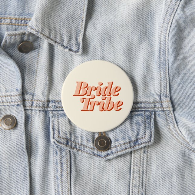 Bride Tribe Wedding Brautparty Button (Beispiel)