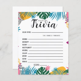 Bride Trivia Brautparty Game