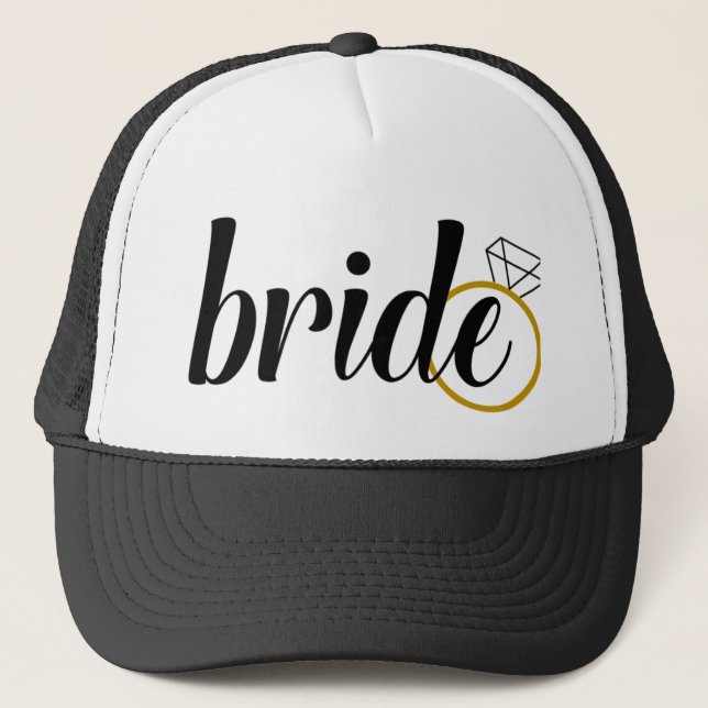 Bride Trucker Hat Truckerkappe (Vorderseite)