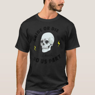 Bride Verlobung Pledges Illustration Sprichwort Br T-Shirt