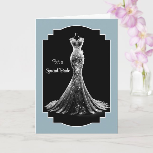 Bride Wedding Card Karte (Orchidee)