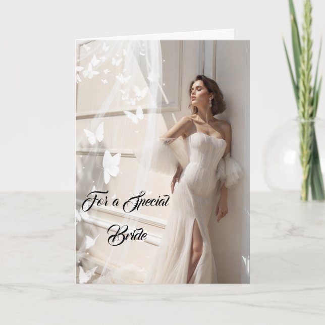 Bride Wedding Card Karte (Vorderseite)