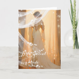 Bride Wedding Card Karte