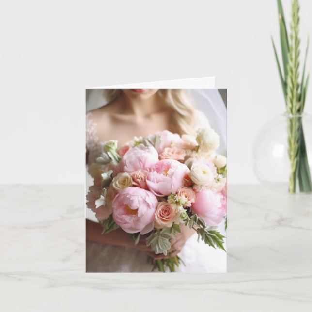 Bride Wedding Card Karte (Vorderseite)