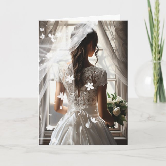 Bride Wedding Card Karte (Vorderseite)