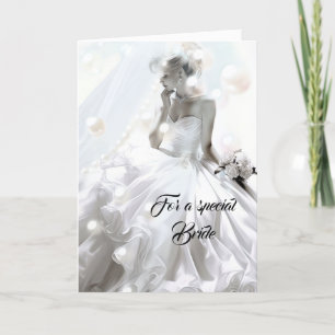 Bride Wedding Card Karte