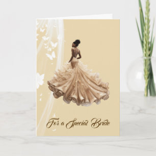 Bride Wedding Card Karte