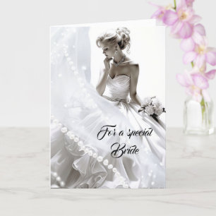 Bride Wedding Card Karte