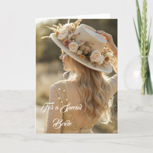 Bride Wedding Card Karte