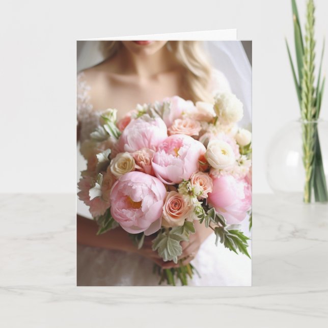 Bride Wedding Card Karte (Vorderseite)