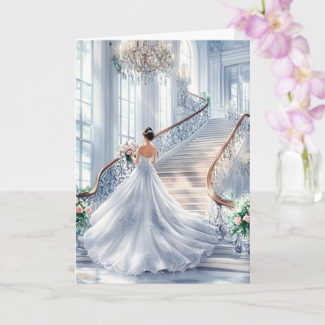 Bride Wedding Card Karte (Orchidee)