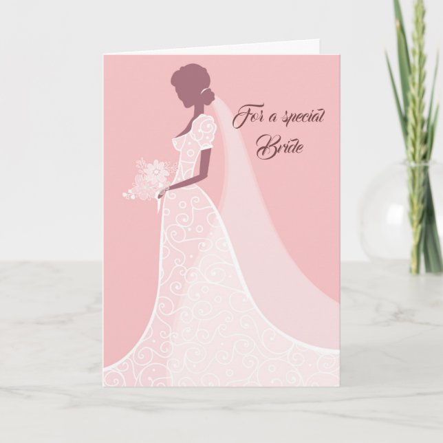 Bride Wedding Card Karte (Vorderseite)