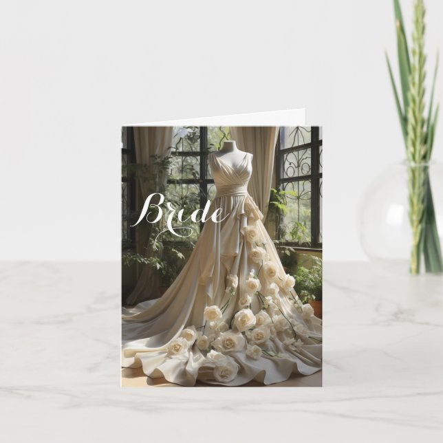 Bride Wedding Card Karte (Vorderseite)