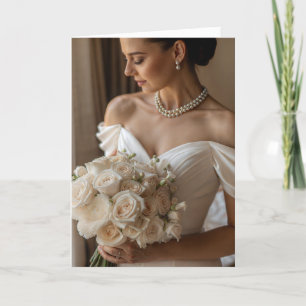 Bride Wedding Card Karte