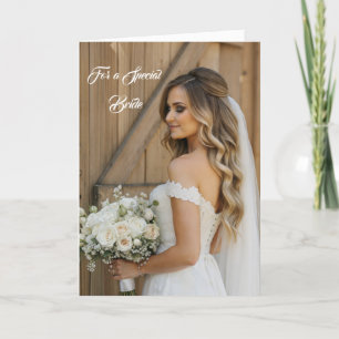 Bride Wedding Card Karte