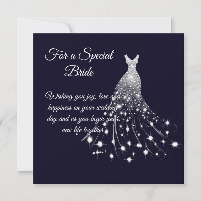 Bride Wedding Card Karte (Vorderseite)