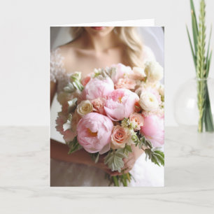 Bride Wedding Card Karte