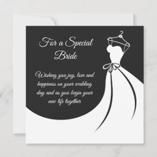 Bride Wedding Card Karte