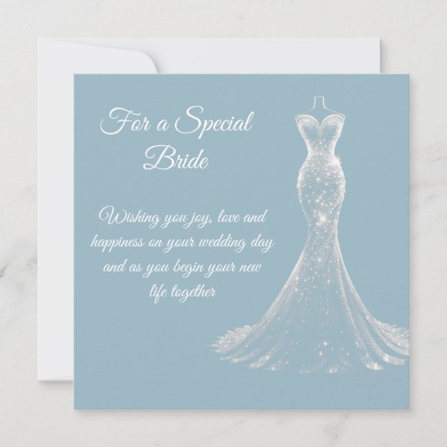 Bride Wedding Card Karte (Vorderseite)