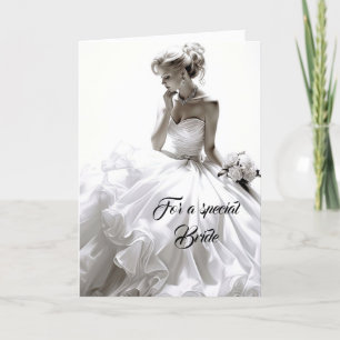 Bride Wedding Card Karte