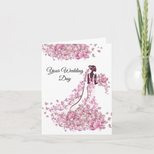 Bride Wedding Card Karte