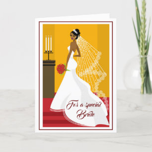 Bride Wedding Card Karte