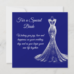 Bride Wedding Card Karte