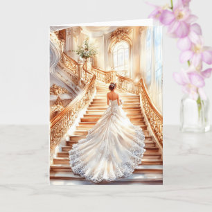 Bride Wedding Card Karte