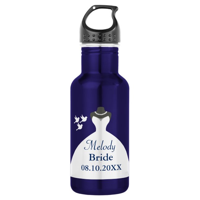 Bride Wedding Gown Trinkflasche (Vorderseite)