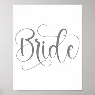 Bride Wedding Junggeselinnen-Abschied Spooky Saiso Poster