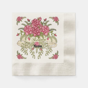 Bride Wedding Napkins Serviette