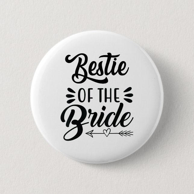 Bride Wedding Party Familie Bridal Sh Button (Vorderseite)