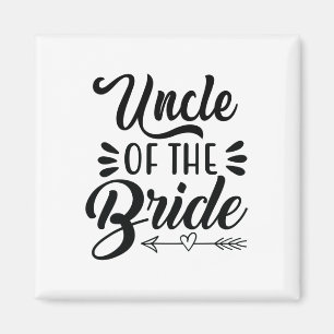 Bride Wedding Party Family Bridal Sho Magnet