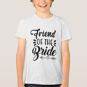 Bride Wedding Party Freundin Bridal Sh Tri-Blend Shirt