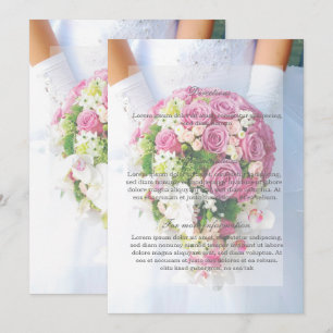 Bride White Lace Blume Bouquet Wedding Richtung Einladung