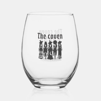bridemaids coven bachelorette party weinglas ohne stiel