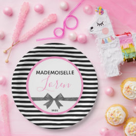 BRIDEParisian Theme Couture Shower Party Pappteller