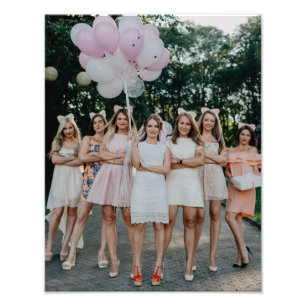 Bride's Besties Wedding Bridesmaids DIY Foto hinzu