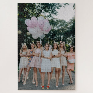Bride's Besties Wedding Bridesmaids DIY Foto hinzu Puzzle