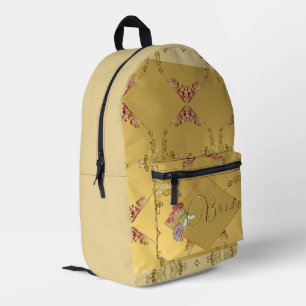 Brides Blumenbeutel Bedruckter Rucksack