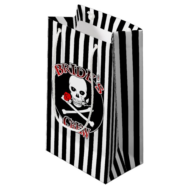 Brides Crew-Geschenktasche Kleine Geschenktüte (Vorderseite Schrägansicht)