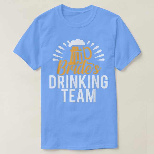 Brides Drinking Team Bridal Junggeselinnen-Abschie T-Shirt (Design vorne)