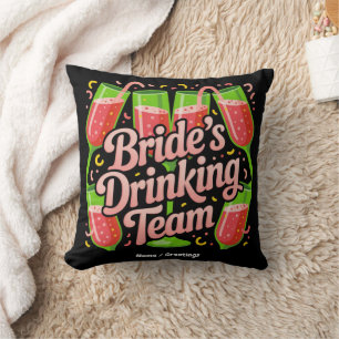 Brides Drinking Team Junggeselinnen-Abschied Desig Kissen