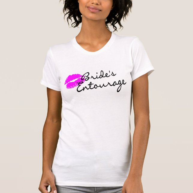 Brides Entourage (Kiss) T-Shirt (Vorderseite)