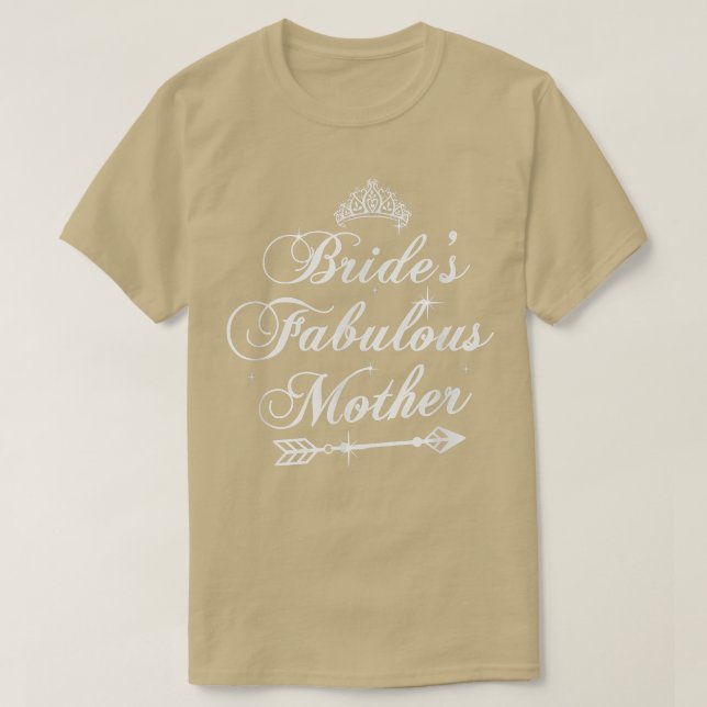 Brides Fabulous Mutter Paare Funny Wedding Party T-Shirt (Design vorne)