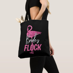 Bride's Flock, Flamingo Bridesmaid Brautparty