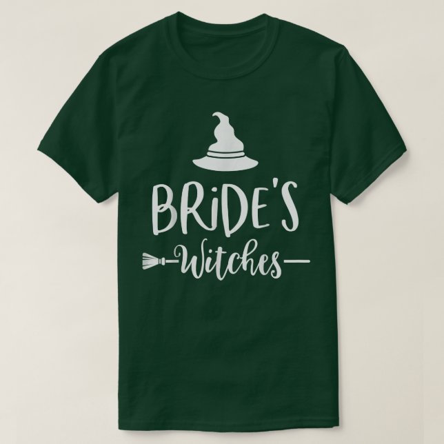Bride's Hexen Junggeselinnen-Abschied Halloween T-Shirt (Design vorne)