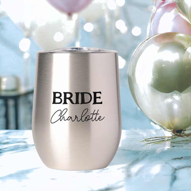 Brides Junggeselinnen-Abschied Name Stainless Stee (Bachelorette Party - Front)