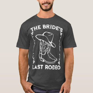 Brides Last Rodeo Bridal Junggeselinnen-Abschied V T-Shirt